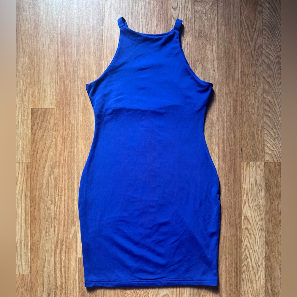 Vibrant Blue Sleeveless Dress